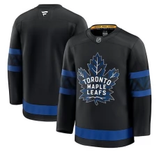 Miesten Toronto Maple Leafs Blank Pelipaita Musta Premium Vaihtoehtoinen