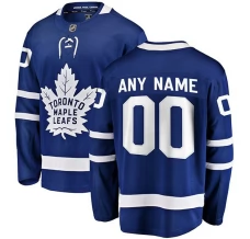 Miesten Toronto Maple Leafs Custom Pelipaita Sininen Breakaway Koti
