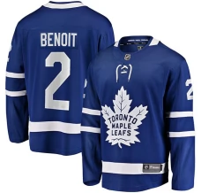 Miesten Toronto Maple Leafs Simon Benoit 2 Pelipaita Sininen Premier Breakaway Koti