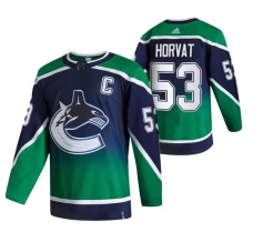 Miesten Vancouver Canucks Bo Horvat 53 Pelipaita 2020-21 Reverse Retro Vihreä Authentic