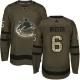 Miesten Vancouver Canucks Brock Boeser 6 Pelipaita Camo Green Authentic