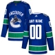 Miesten Vancouver Canucks Custom Pelipaita Sininen Authentic
