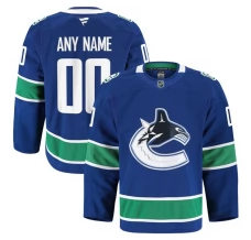 Miesten Vancouver Canucks Custom Pelipaita Sininen Authentic Pro Koti
