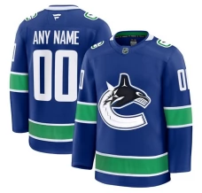 Miesten Vancouver Canucks Custom Pelipaita Sininen Premium Koti