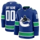 Miesten Vancouver Canucks Custom Pelipaita Sininen Premium Koti