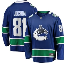 Miesten Vancouver Canucks Dakota Joshua 81 Pelipaita Sininen Premier Breakaway Koti