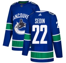 Miesten Vancouver Canucks Daniel Sedin 22 Pelipaita Sininen Authentic