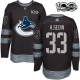 Miesten Vancouver Canucks Henrik Sedin 33 Pelipaita 1917-2017 100th Anniversary Patch Musta Authentic
