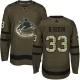 Miesten Vancouver Canucks Henrik Sedin 33 Pelipaita Camo Green Authentic