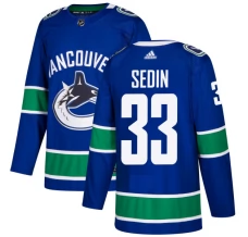 Miesten Vancouver Canucks Henrik Sedin 33 Pelipaita Sininen Authentic