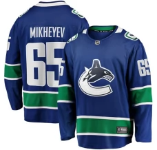 Miesten Vancouver Canucks Ilya Mikheyev 65 Pelipaita Sininen Premier Breakaway Koti