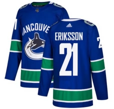 Miesten Vancouver Canucks Loui Eriksson 21 Pelipaita Sininen Authentic