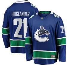 Miesten Vancouver Canucks Nils Hoglander 21 Pelipaita Sininen Premier Breakaway Koti
