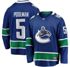 Miesten Vancouver Canucks Tucker Poolman 5 Pelipaita Sininen Premier Breakaway Koti