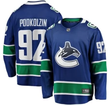 Miesten Vancouver Canucks Vasily Podkolzin 92 Pelipaita Sininen Premier Breakaway Koti