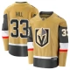 Miesten Vegas Golden Knights Adin Hill 33 Pelipaita Kulta Breakaway Koti