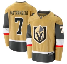 Miesten Vegas Golden Knights Alex Pietrangelo 7 Pelipaita Kulta Breakaway Koti