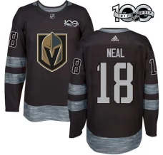 Miesten Vegas Golden Knights James Neal 18 Pelipaita 1917-2017 100th Anniversary Patch Musta Authentic