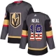Miesten Vegas Golden Knights James Neal 18 Pelipaita USA Flag Fashion Harmaa Authentic