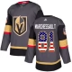 Miesten Vegas Golden Knights Jonathan Marchessault 81 Pelipaita USA Flag Fashion Harmaa Authentic