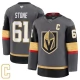 Miesten Vegas Golden Knights Mark Stone 61 Pelipaita Captain Patch Harmaa Premium Vaihtoehtoinen