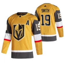Miesten Vegas Golden Knights Reilly Smith 19 Pelipaita 2020-21 Kulta Authentic