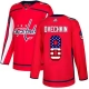 Miesten Washington Capitals Alex Ovechkin 8 Pelipaita USA Flag Fashion Punainen Authentic