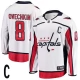 Miesten Washington Capitals Alexander Ovechkin 8 Pelipaita Captain Patch Valkoinen Premier Breakaway Vieras