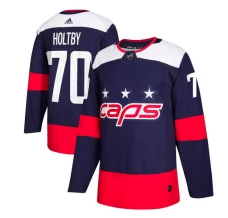 Miesten Washington Capitals Braden Holtby 70 Pelipaita 2018 Stadium Series Navy Authentic