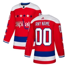Miesten Washington Capitals Custom Pelipaita 2018-19 Punainen Authentic