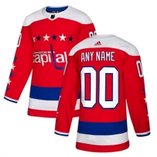 Miesten Washington Capitals Custom Pelipaita 2018-19 Punainen Authentic