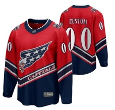 Miesten Washington Capitals Custom Pelipaita 2020-21 Reverse Retro Punainen Authentic