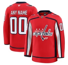 Miesten Washington Capitals Custom Pelipaita Punainen Premium Koti