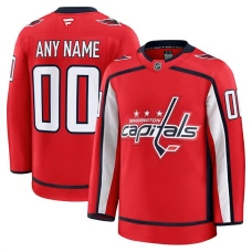 Miesten Washington Capitals Custom Pelipaita Punainen Premium Koti