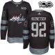 Miesten Washington Capitals Evgeny Kuznetsov 92 Pelipaita 1917-2017 100th Anniversary Patch Musta Authentic