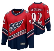 Miesten Washington Capitals Evgeny Kuznetsov 92 Pelipaita 2020-21 Reverse Retro Punainen Authentic