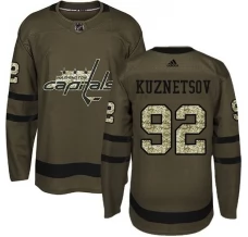 Miesten Washington Capitals Evgeny Kuznetsov 92 Pelipaita Camo Green Authentic