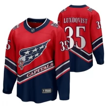 Miesten Washington Capitals Henrik Lundqvist 35 Pelipaita 2020-21 Reverse Retro Punainen Authentic