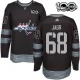 Miesten Washington Capitals Jaromir Jagr 68 Pelipaita 1917-2017 100th Anniversary Patch Musta Authentic