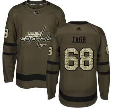 Miesten Washington Capitals Jaromir Jagr 68 Pelipaita Camo Green Authentic