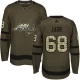 Miesten Washington Capitals Jaromir Jagr 68 Pelipaita Camo Green Authentic