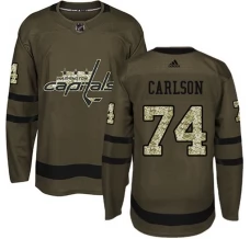 Miesten Washington Capitals John Carlson 74 Pelipaita Camo Green Authentic