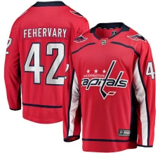 Miesten Washington Capitals Martin Fehervary 42 Pelipaita Punainen Breakaway Koti
