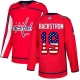 Miesten Washington Capitals Nicklas Backstrom 19 Pelipaita USA Flag Fashion Punainen Authentic