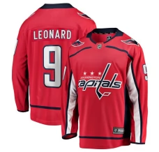 Miesten Washington Capitals Ryan Leonard 9 Pelipaita Punainen Breakaway Koti