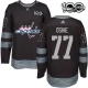 Miesten Washington Capitals T.J. Oshie 77 Pelipaita 1917-2017 100th Anniversary Patch Musta Authentic