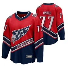 Miesten Washington Capitals T. J. Oshie 77 Pelipaita 2020-21 Reverse Retro Punainen Authentic