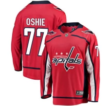Miesten Washington Capitals TJ Oshie 77 Pelipaita Punainen Breakaway Koti