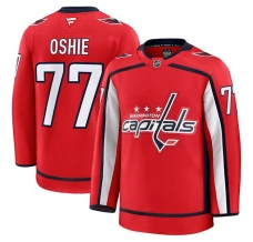 Miesten Washington Capitals TJ Oshie 77 Pelipaita Punainen Premium Koti