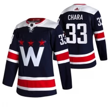 Miesten Washington Capitals Zdeno Chara 33 Pelipaita 2020-21 Navy Authentic